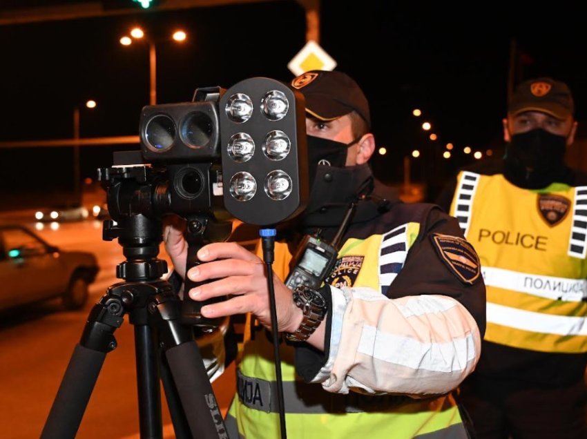 Gjobiten 144 shoferë për tejkalim të shpejtësisë në Shkup