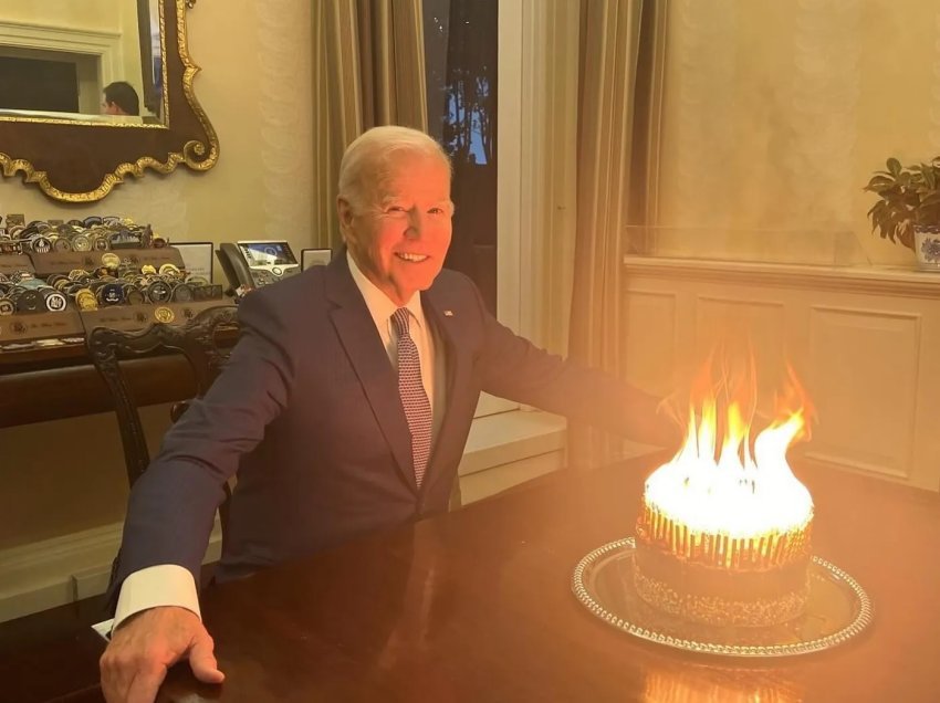 ​Ja pse fotoja nga datëlindja e Bidenit është bërë hit në internet