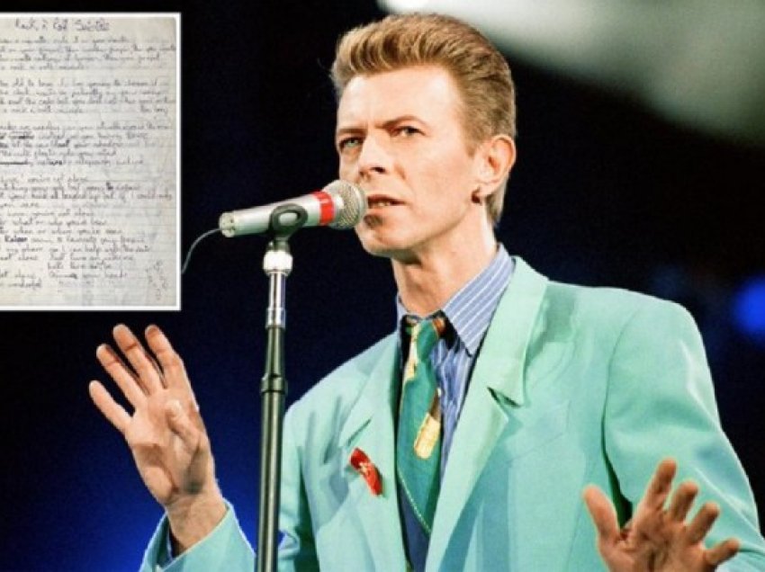 ​Dorëshkrimet e Bowie mund të shiten mbi 115.000 euro