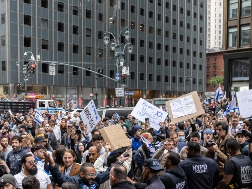Nju Jork, marshime në mbështetje si të izraelitëve dhe të palestinezëve