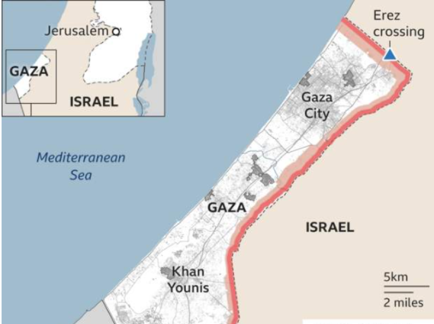 Palestinezët presin ndihmë në vendkalimin Rafah