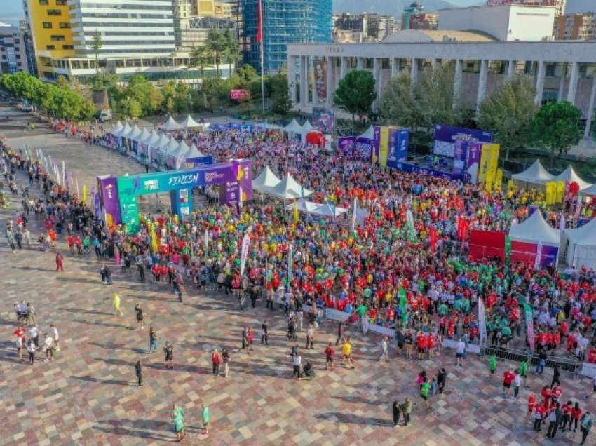 Maratona e Tiranës, numër rekord pjesëmarrësish