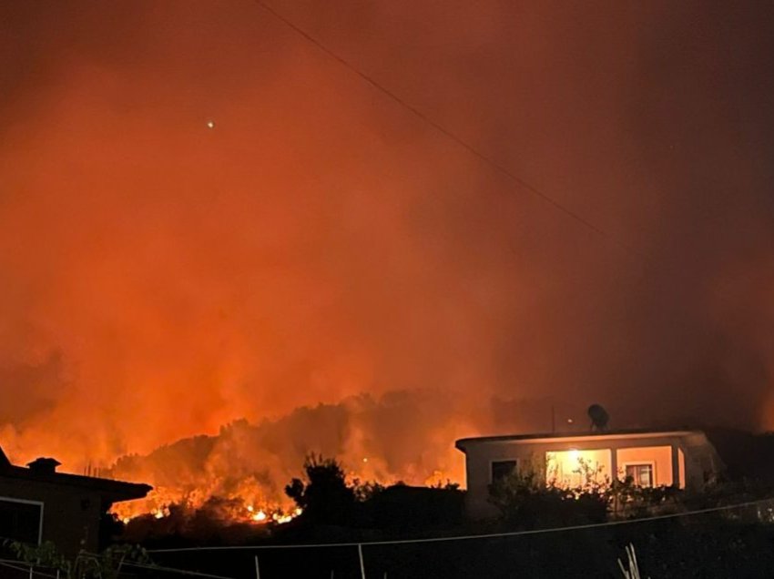 Zjarri merr përmasa të mëdha në Lushnjë, evakuuohen banorët – nën hetim një 58-vjeçar