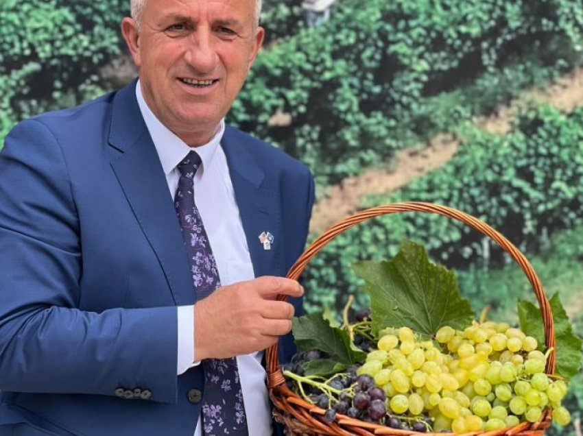 Muharremaj thotë se Suhareka e ka rrushin më të mirë në Kosovë 