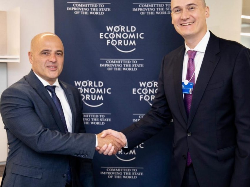Kovaçevski – Dushek: Bashkëpunimi me Forumin Ekonomik Botëror është veçanërisht i rëndësishëm për perspektivat ekonomike të vendit