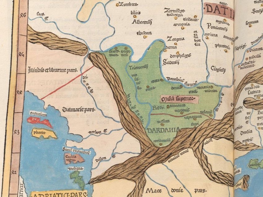 Harta e Dardanisë e vitit 1482