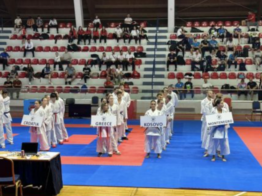 Karateistët nga Kosova i fituan gjashtë medalje në Kampionatin Ballkanik