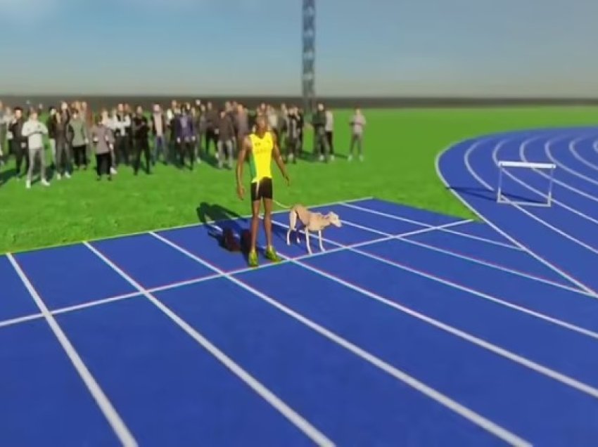 Bolt dhe qeni më i shpejtë në botë garojnë virtualisht