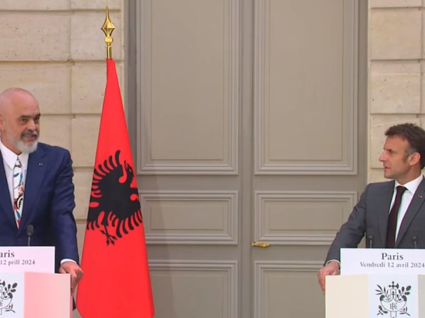 Edi Rama në vizitë zyrtare në Francë: theksohet uniteti rajonal dhe mbështetja për Kosovën në bisedimet me Macron