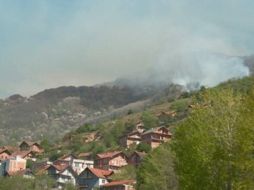 Angellov: Në shuarjen e zjarrit në Malin Sharr janë përfshirë dy helikopter