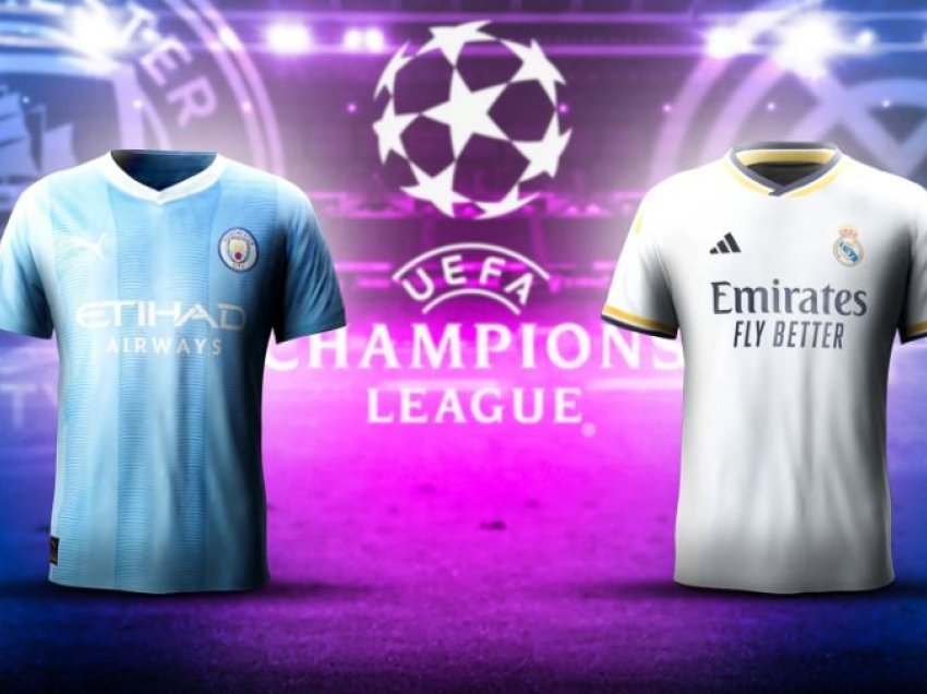 Formacionet zyrtare Manchester City - Real