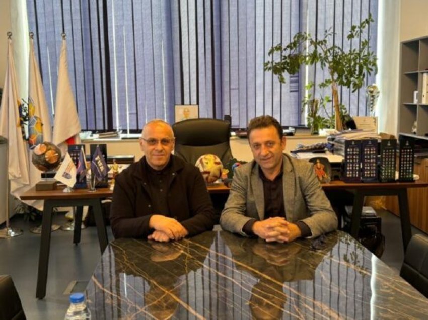 Bashkëpunimi mes dy Federatave të Futbollit, Presidenti Ademi takon homologun Sejdini