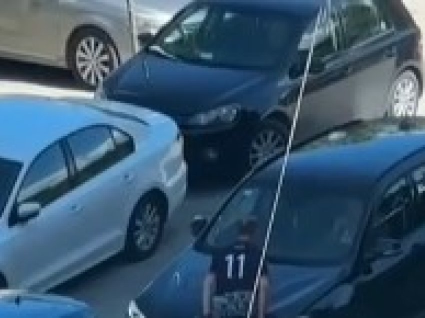 Një burrë përdorë dhunë ndaj një gruaje dhe kërcënon një tjetër në një parking në Prishtinë