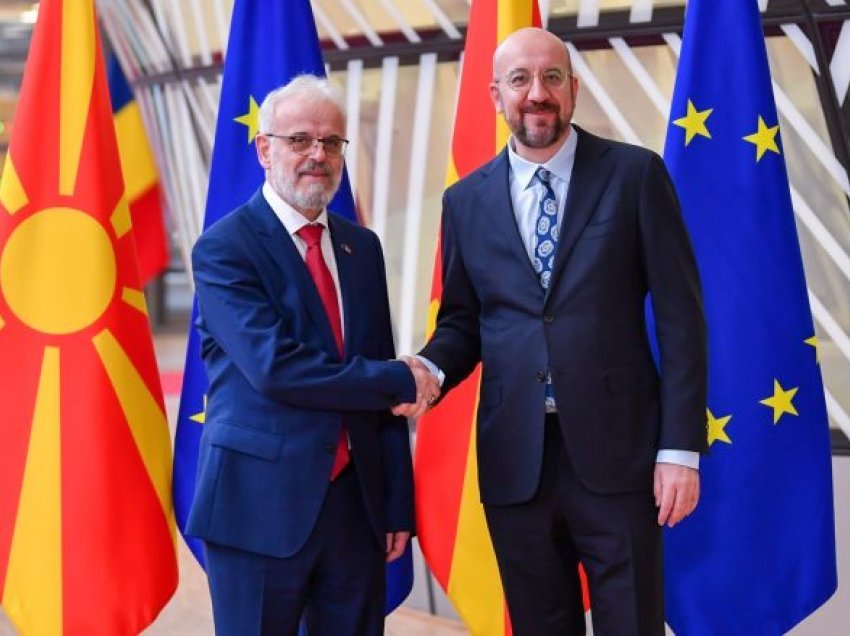 Xhaferi-Michel: Maqedonia e Veriut duhet të shfrytëzojë mundësinë për anëtarësim në BE