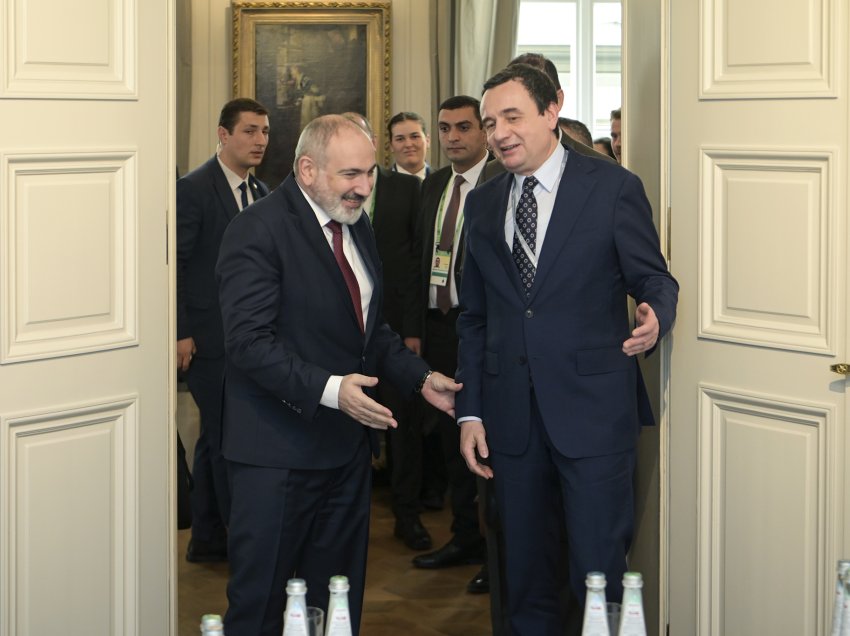 Në Mynih, Kryeministri Kurti takoi Kryeministrin e Armenisë, Nikol Pashinyan