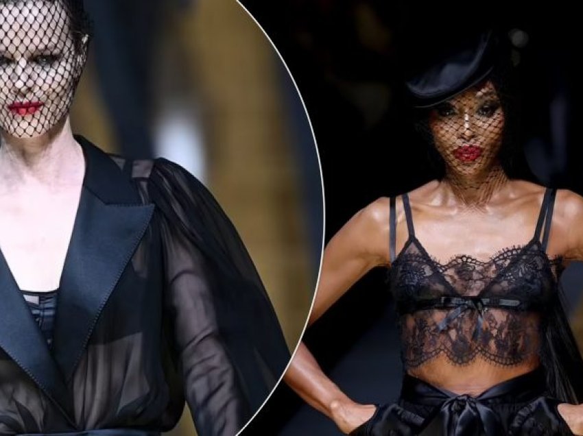 Naomi Campbell dhe Eva Herzigova duken mbresëlënëse në shfaqjen e “Dolce & Gabbana” gjatë Javës së Modës në Milano