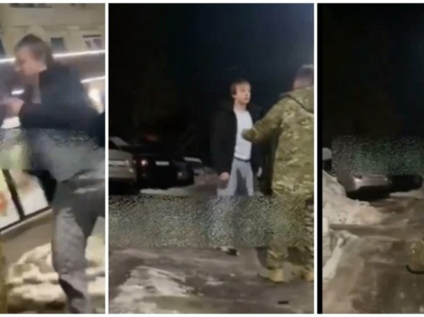 Filloi ta fyej të riun, ushtari i dehur rus e pëson keq – nokautohet