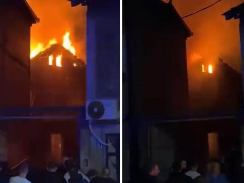 Një shtëpi në Vushtrri kaplohet nga zjarri, raportohen vetëm dëme materiale
