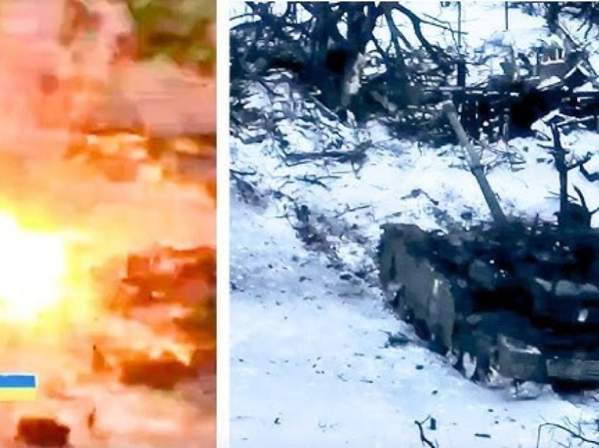 Autoblinda e ukrainasve Bradley që u është dhënë nga amerikanët, shkatërron tankun rus T-90M