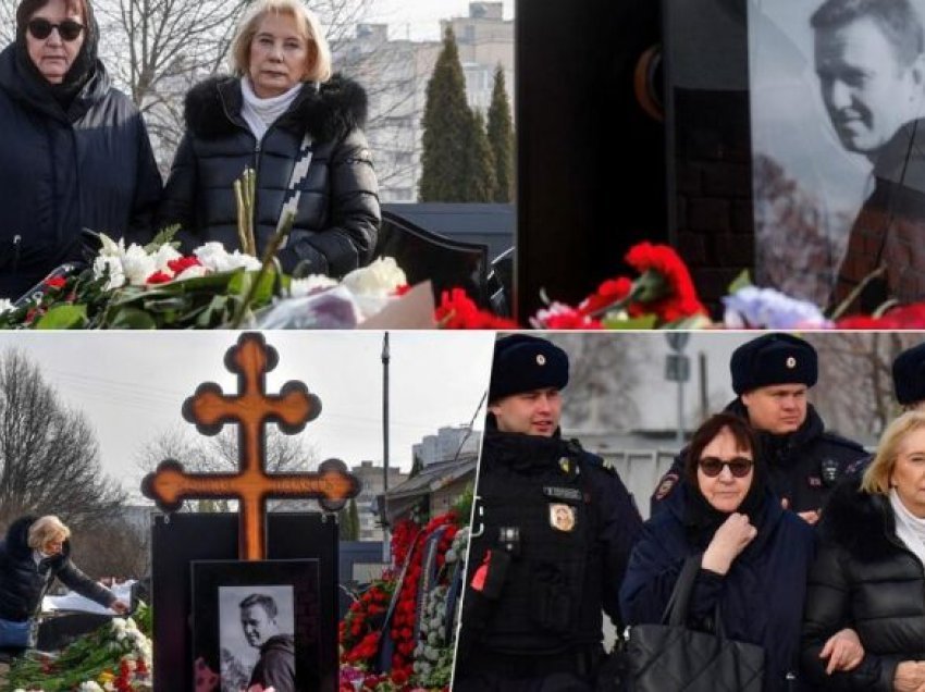 E ëma e Alexei Navalny viziton varrin e të birit, një ditë pas i dha lamtumirën e fundit