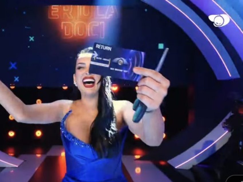 Eriola Doçi eliminohet nga Big Brother VIP Albania, por fati është në anën e saj – i qëllon bileta e kthimit
