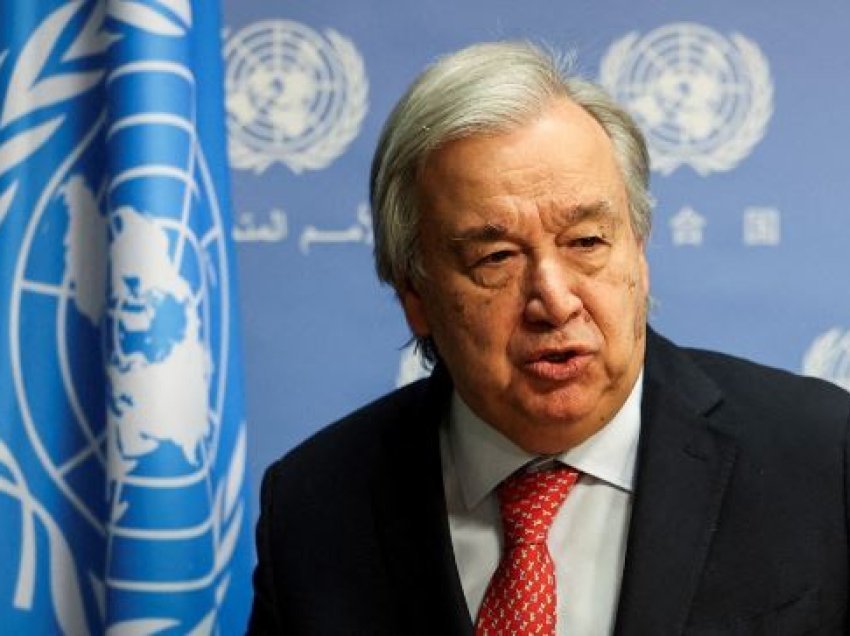 Guterres bën thirrje për armëpushim në Gaza dhe lirimin e menjëhershëm të të gjitha pengjeve