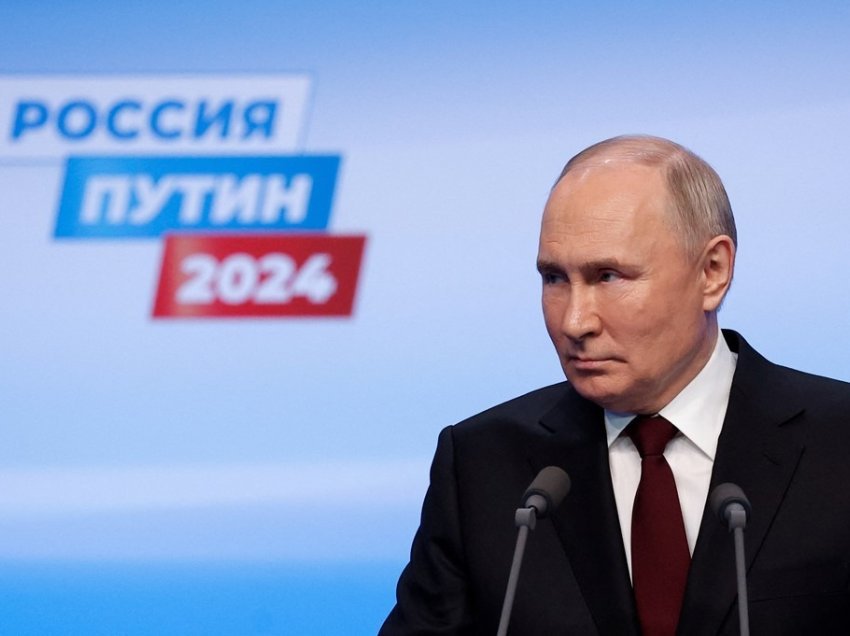 Sondazhet e nxjerrin kryesues, Vladimir Putin mban fjalimin e fitores së mandatit të pestë në Moskë