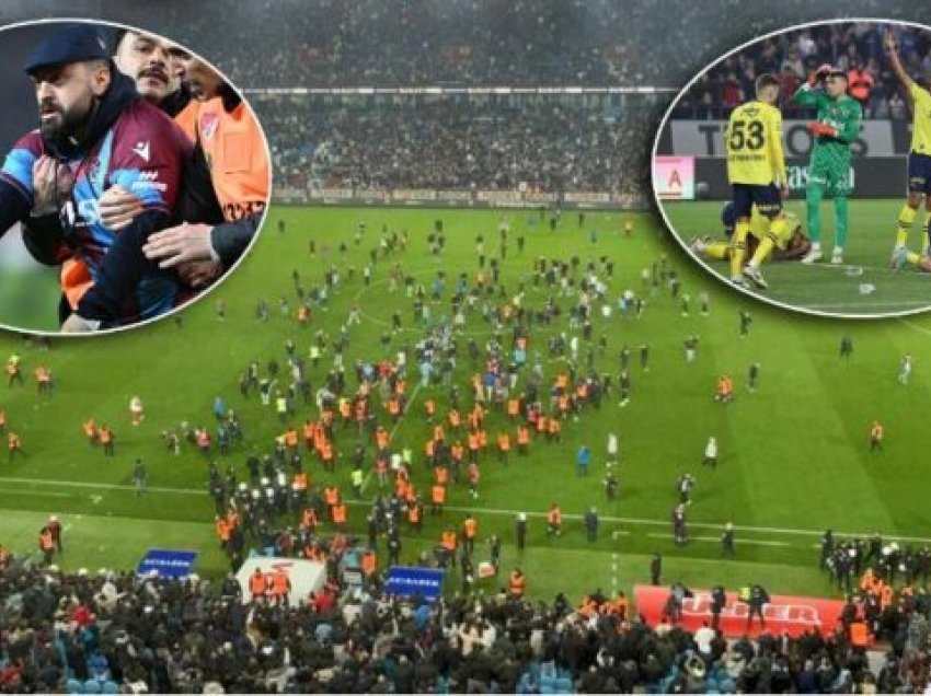 Federata Turke e dënon dhunën e mbrëmshme dhe paralajmëron dënime të ashpra për Trabzonsporit