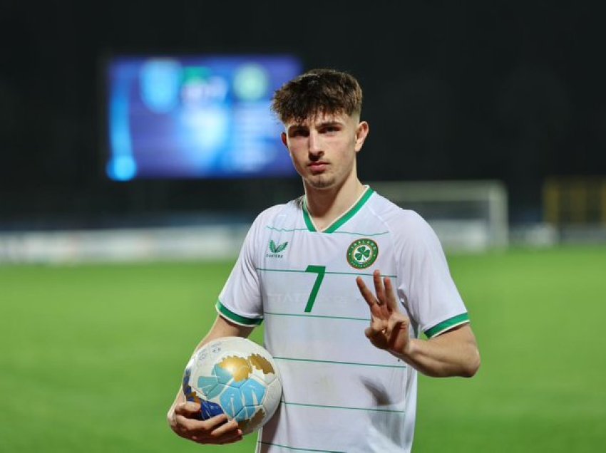 Talenti shqiptar shkëlqen me tre gola për Irlandën
