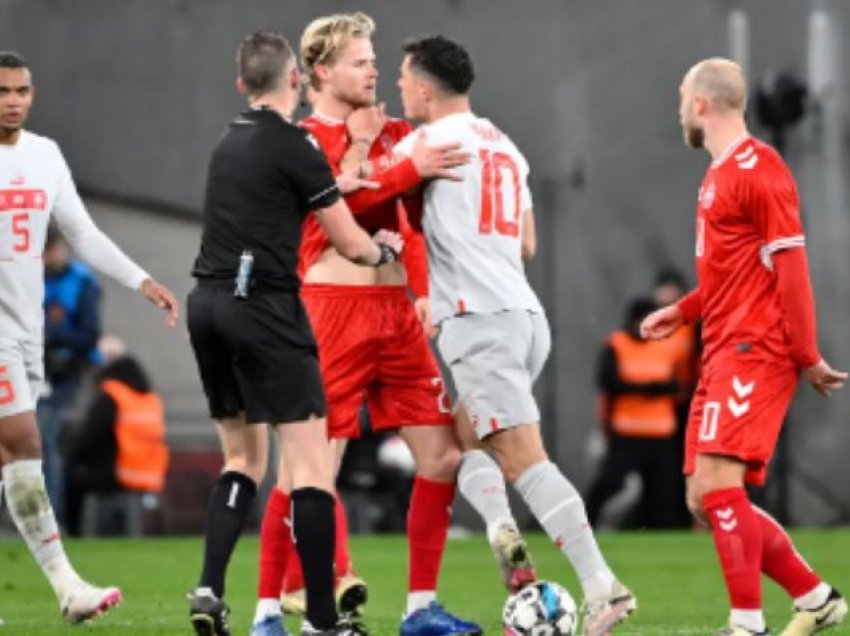 Granit Xhaka flet pas përplasjes që e pati me futbollistin danez