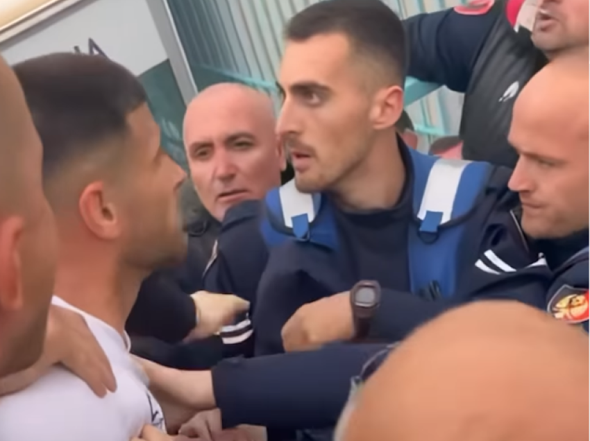 Godet policin me bidon, arrestohet tifozi shqiptar