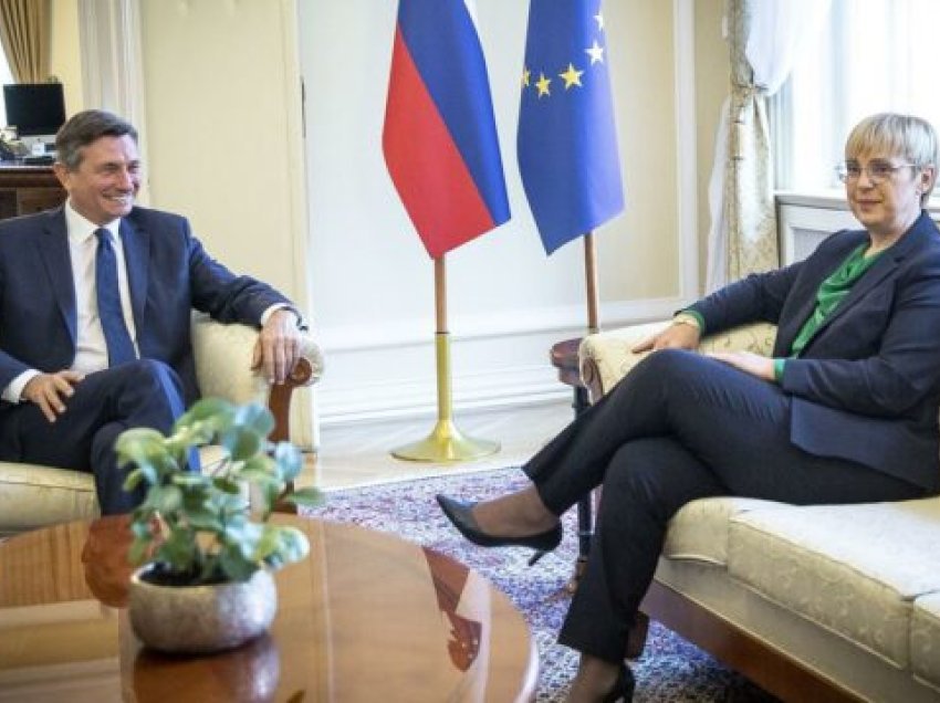 Presidentja e Sllovenisë mbështet Pahorin për t’u bërë përfaqësuesi i ardhshëm i BE-së për dialogun Kosovë-Serbi