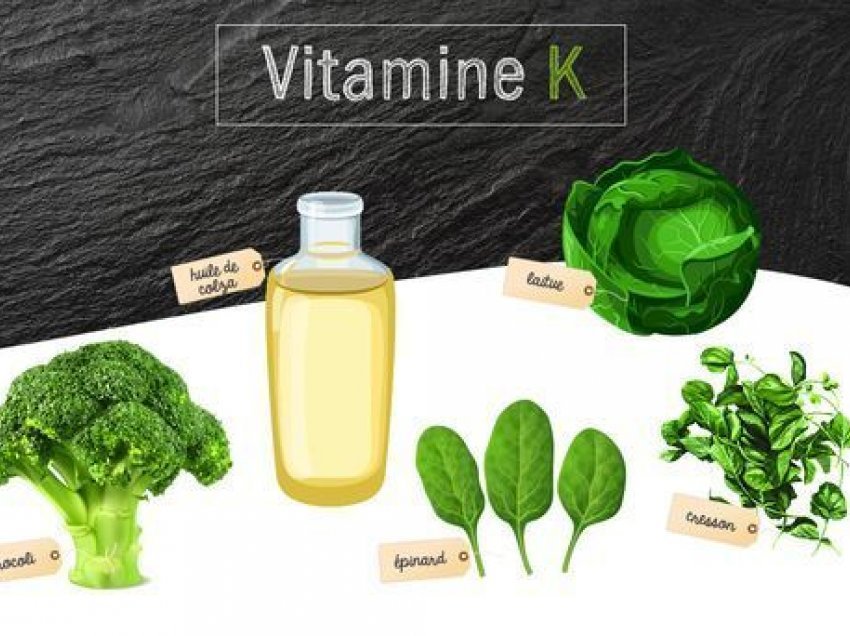 Vitamina K, rëndësia dhe ushqimet ku mund ta gjejmë