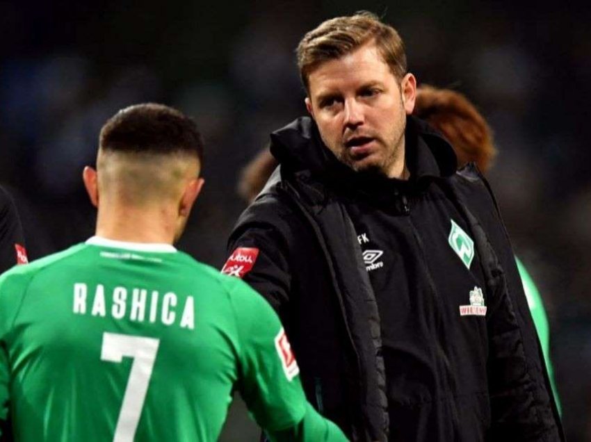 Trajneri i Werder Bremenit flet për lëndimin e Milot Rashicës
