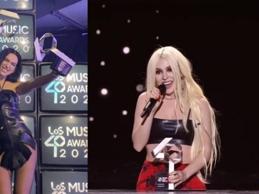 Jo vetëm Dua Lipa, edhe Ava Max fiton çmim në eventin e rëndësishëm LOS40 Music Awards 2020