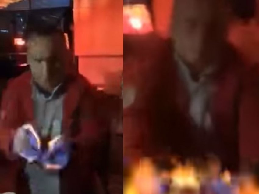 Pronari i kafenesë e konsideron shaka keqtrajtimin duke ia djegur duart cigareshitësit që e bënë kamerierët e tij