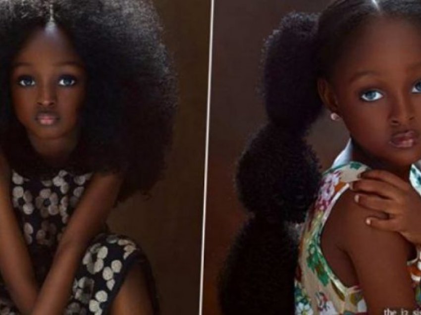 “Vajza më e bukur në botë” nga Nigeria, befason botën me frikë me bukurinë e saj natyrale