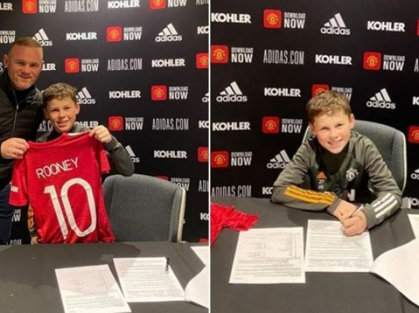 Djali i Wayne Rooneyn nënshkruan për Manchester Unitedin – vihet pas gjurmëve të babait