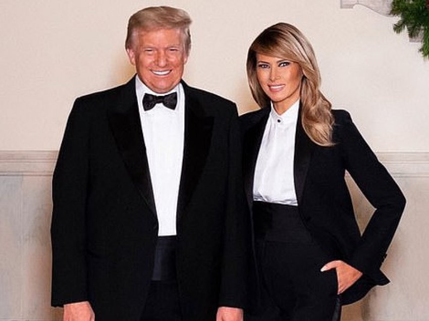 Fotografia e fundit zyrtare festive e çiftit Trump si President dhe Zonjë e Parë!