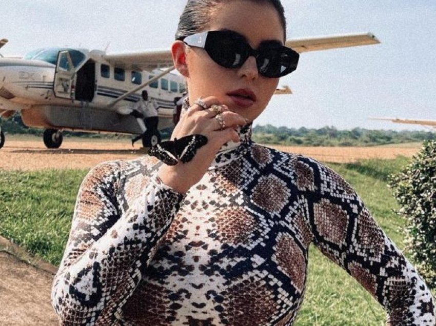 Demi Rose me pushime në Afrikë, sjell fotografi provokuese me fustanin transparent