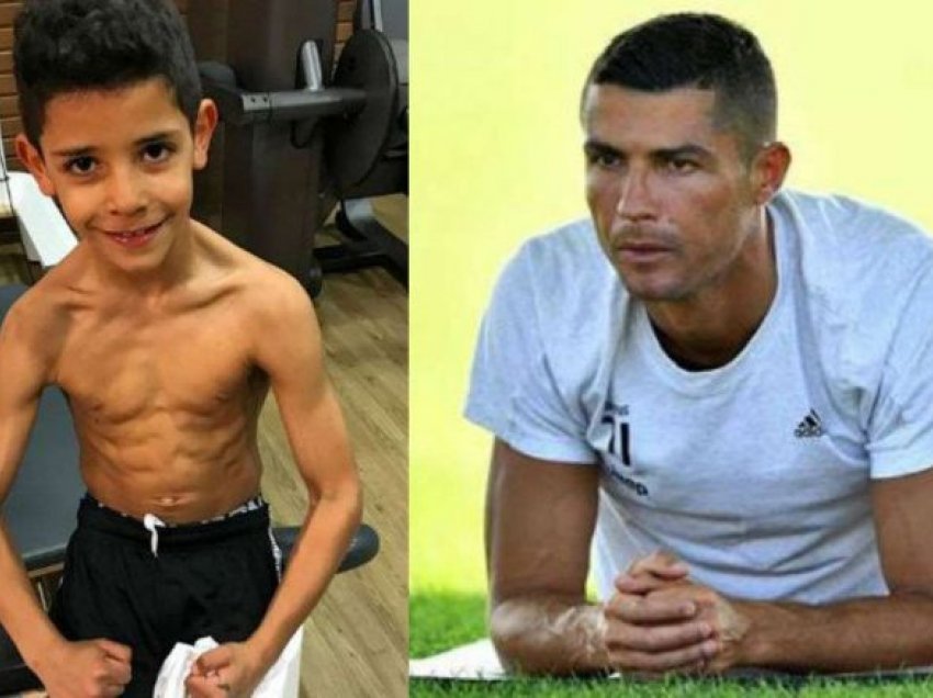 Ronaldo i irrituar që djali i tij konsumon pije të gazuara: Dua që ai të bëhet më i miri në futboll