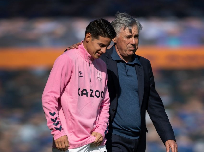 Ancelotti kërkon rikthimin e James në Madrid