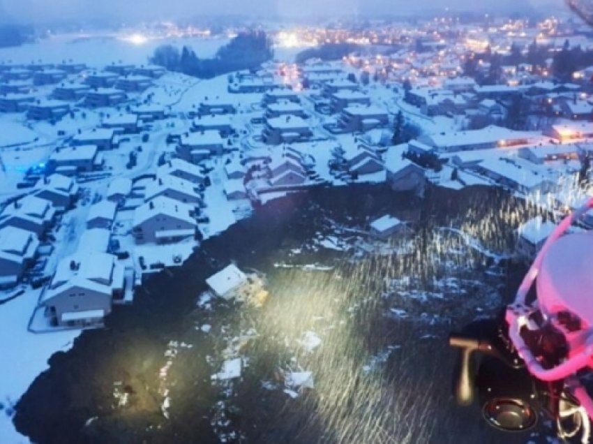 ​10 të lënduar dhe 26 të zhdukur nga rrëshqitja e dheut në Norvegji