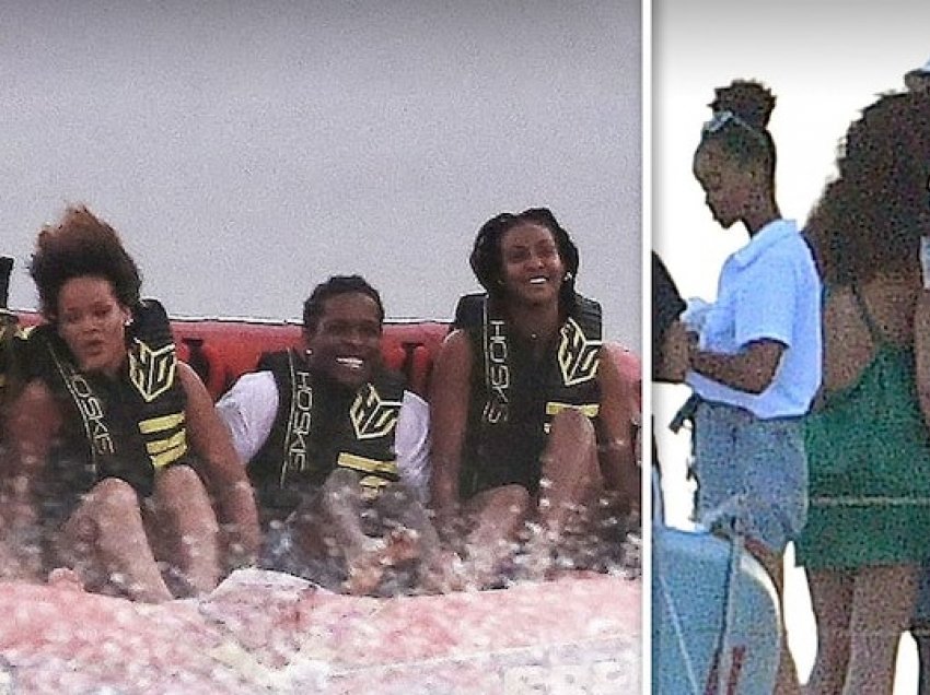 Puthje e ledhatime, Rihanna dhe A$AP Rocky marrin vëmendjen e të gjithëve në pushime