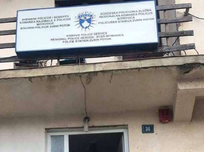Digjet kulmi i stacionit policor në Zubin Potok