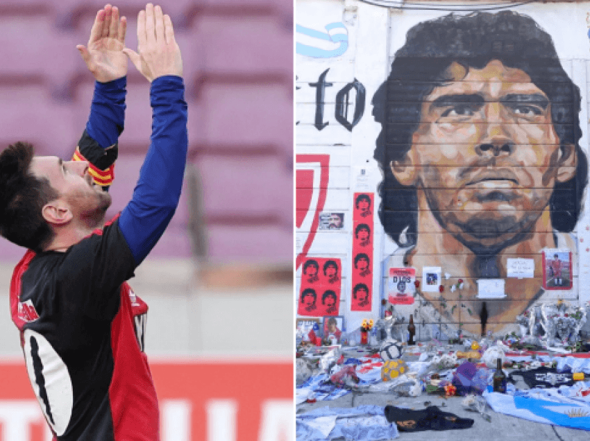 Messi festoi me fanellën e Maradonës, Barcelona gjobitet  