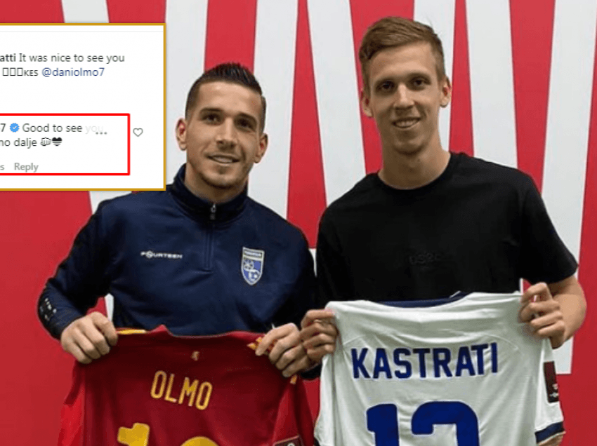 Kastrati dhe Dani Olmo që luanin së bashku e Dinamo Zagreb ndërruan fanellat
