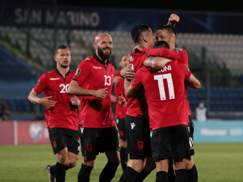 Shqipëria, pa disfatë në 6 ndeshje radhazi