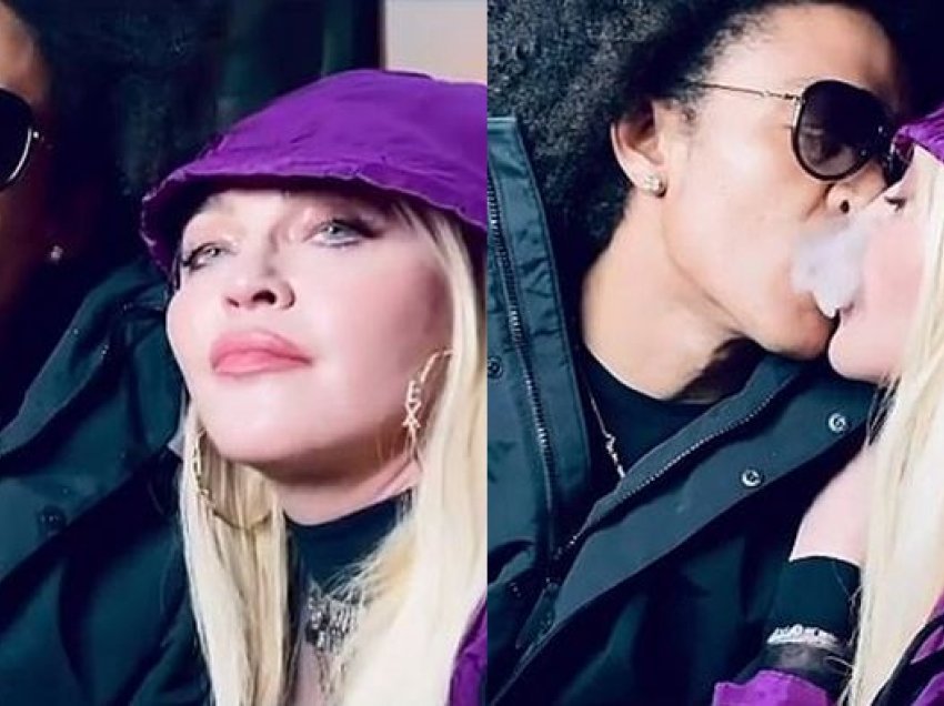 Puthje, ledhatime e marihuanë, Madonna me të dashurin kritikohen për paraqitjen e fundit