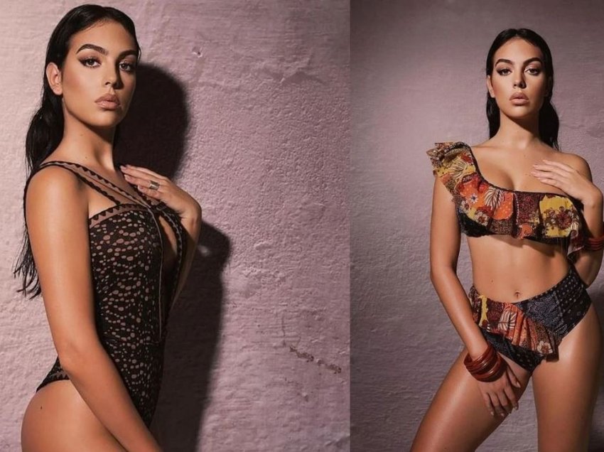Georgina Rodriguez me veshje të ngushtë thekson tiparet e formësuara trupore